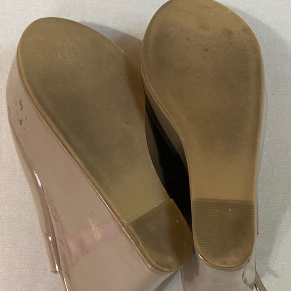 Steven Madden Shoes Size 8.5M Ultra High Wedge Patent - Picture 9 of 11